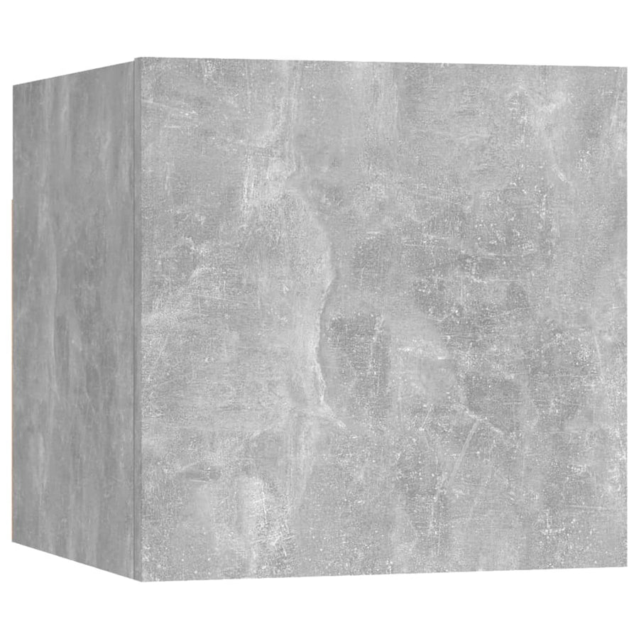 8-Delige Tv-Meubelset Spaanplaat 100 x 30 x 30 cm Betongrijs