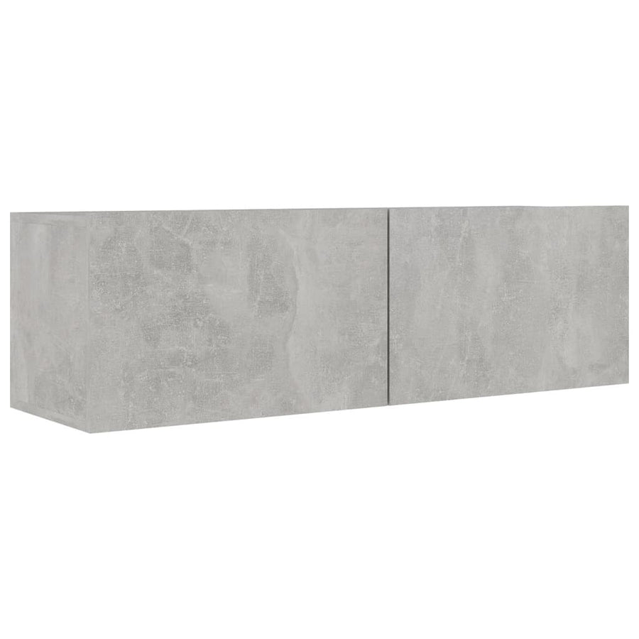 4-Delige Tv-Meubelset Spaanplaat 100 x 30 x 30 cm Betongrijs
