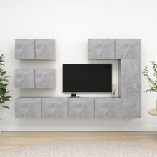 -Delige Tv-Meubelset Spaanplaat 6 80 x 30 x 30 cm Betongrijs