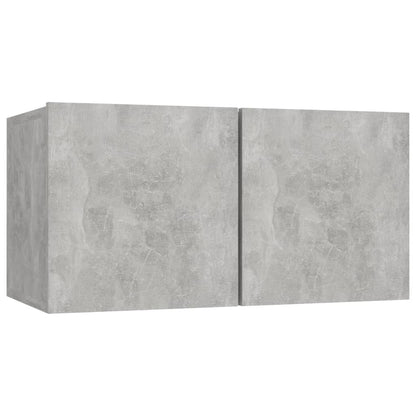 -Delige Tv-Meubelset Spaanplaat 6 80 x 30 x 30 cm Betongrijs