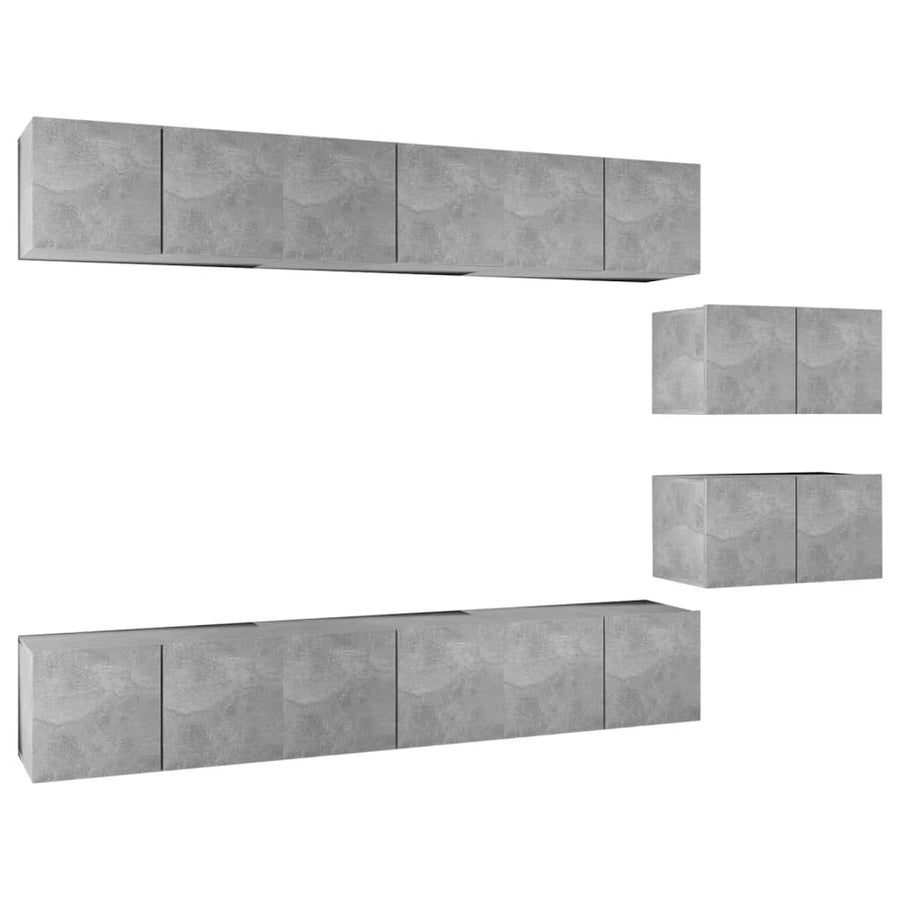 Tv-Meubelen Spaanplaat 8 60 x 30 x 30 cm Betongrijs