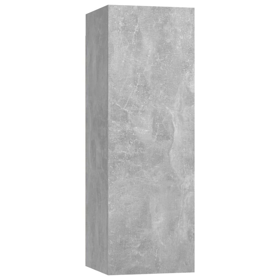 -Delige Tv-Meubelset Spaanplaat 80 x 30 x 30 cm Betongrijs