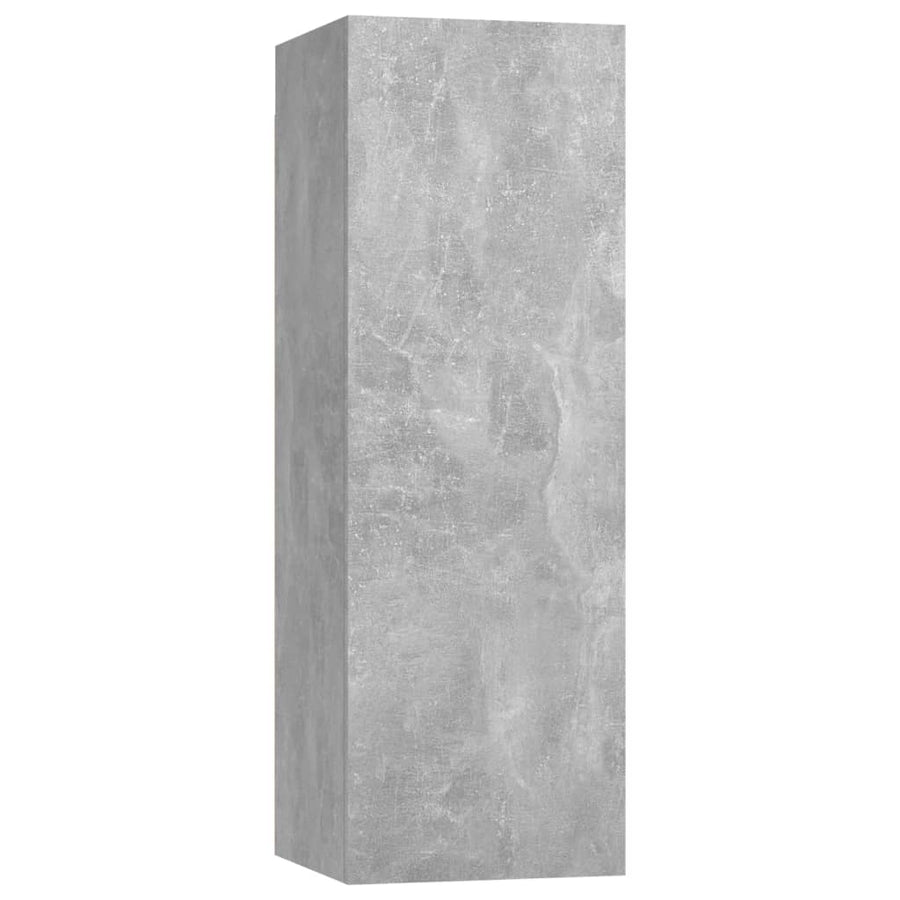 -Delige Tv-Meubelset Spaanplaat 10 60 x 30 x 30 cm Betongrijs