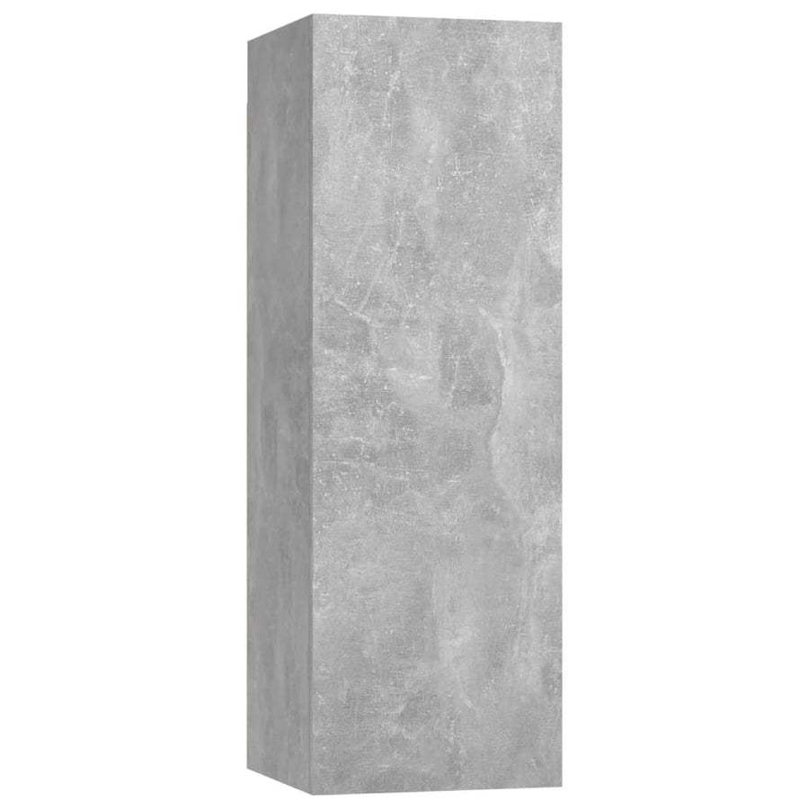 9-Delige Tv-Meubelset Spaanplaat 100 cm Betongrijs