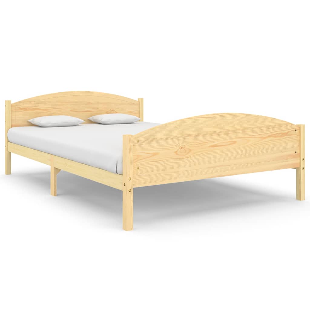 Bedframe Massief Grenenhout 160 x 200 cm Bruin