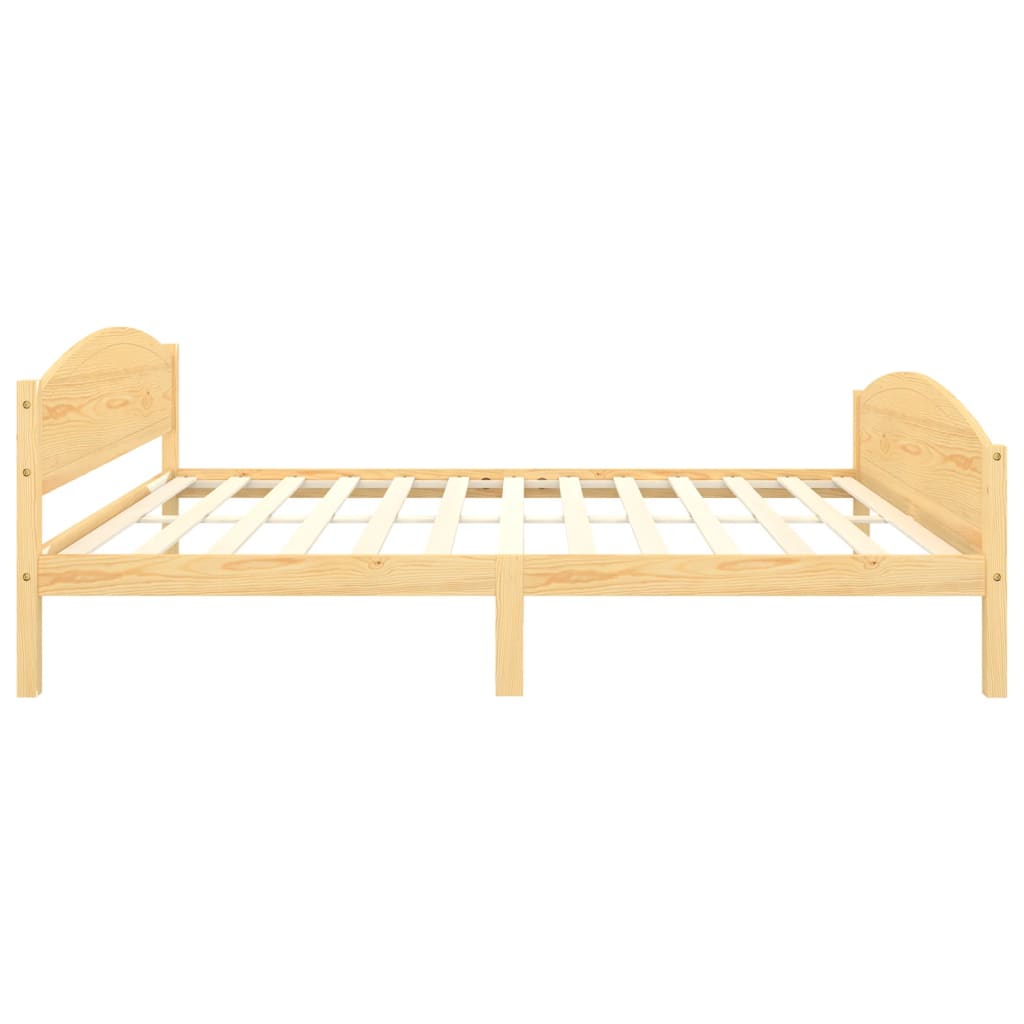 Bedframe Massief Grenenhout 160 x 200 cm Bruin