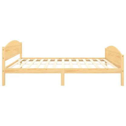 Bedframe Massief Grenenhout 160 x 200 cm Bruin