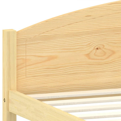 Bedframe Massief Grenenhout 160 x 200 cm Bruin