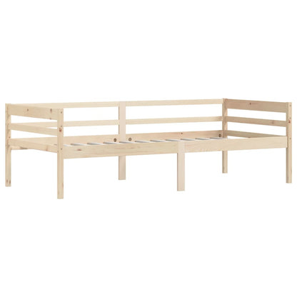Bedframe Massief Grenenhout 90X200 Cm Bruin