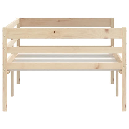 Bedframe Massief Grenenhout 90X200 Cm Bruin