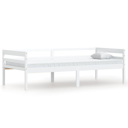 Bedframe Massief Grenenhout 90X200 Cm Wit
