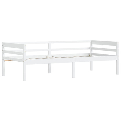 Bedframe Massief Grenenhout 90X200 Cm Wit