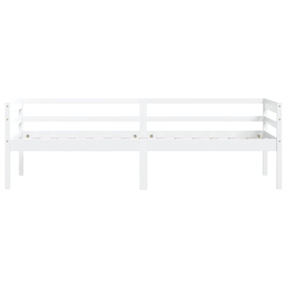 Bedframe Massief Grenenhout 90X200 Cm Wit