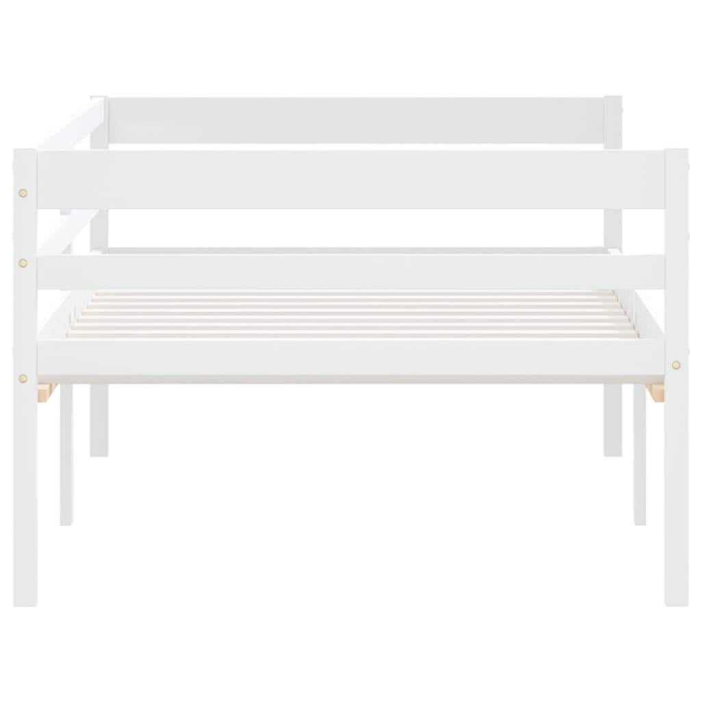 Bedframe Massief Grenenhout 90X200 Cm Wit