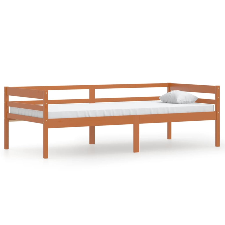 Bedframe Massief Grenenhout 90X200 Cm Honingbruin