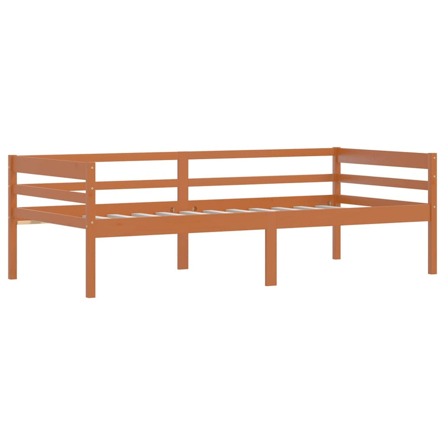 Bedframe Massief Grenenhout 90X200 Cm Honingbruin