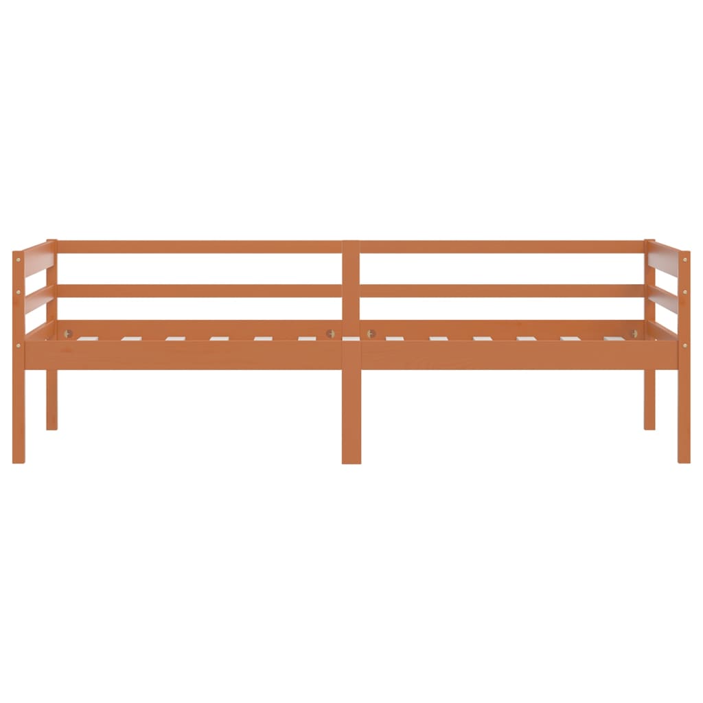 Bedframe Massief Grenenhout 90X200 Cm Honingbruin