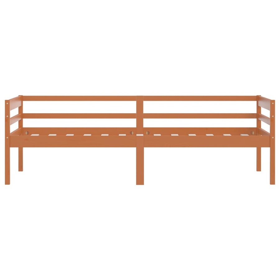 Bedframe Massief Grenenhout 90X200 Cm Honingbruin