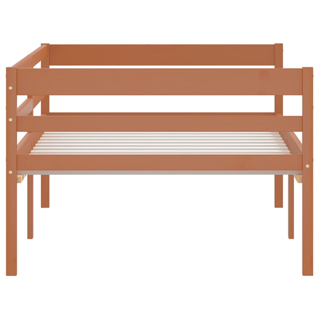 Bedframe Massief Grenenhout 90X200 Cm Honingbruin
