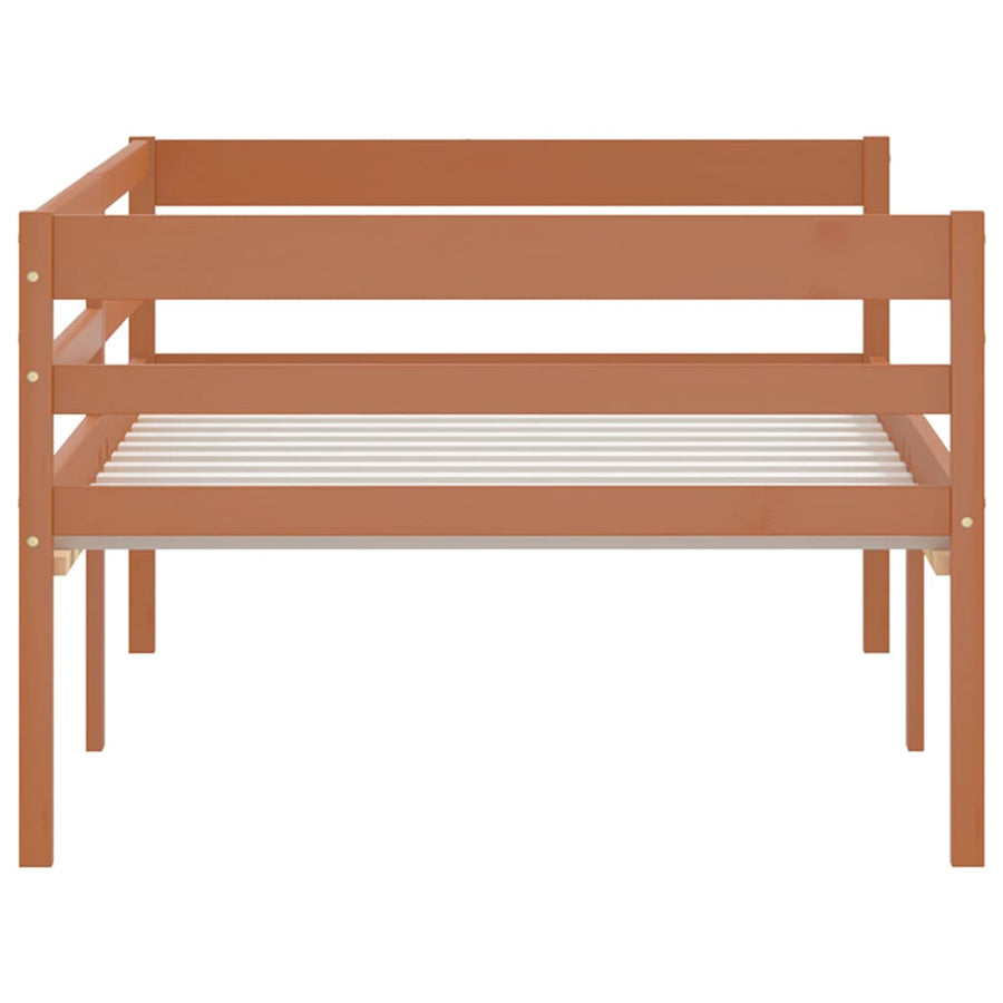 Bedframe Massief Grenenhout 90X200 Cm Honingbruin