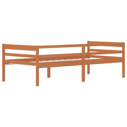 Bedframe Massief Grenenhout 90X200 Cm Honingbruin