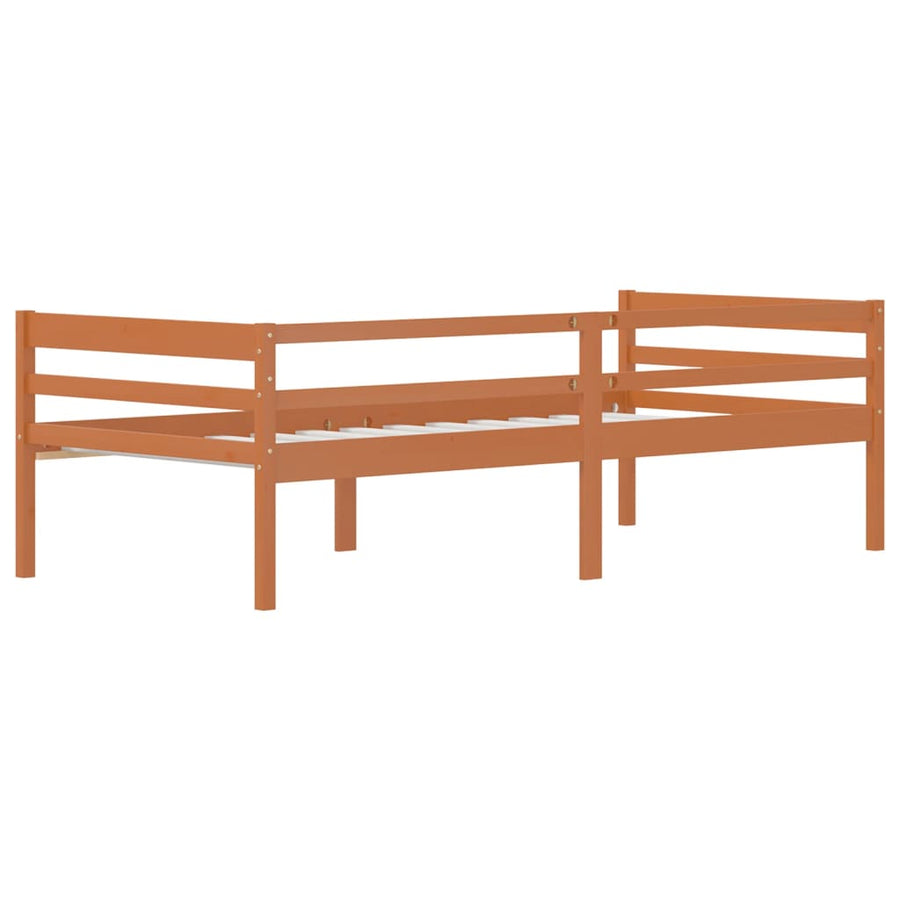 Bedframe Massief Grenenhout 90X200 Cm Honingbruin