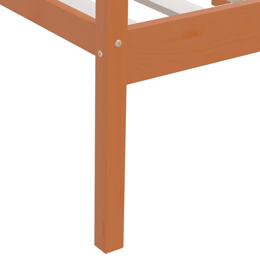 Bedframe Massief Grenenhout 90X200 Cm Honingbruin