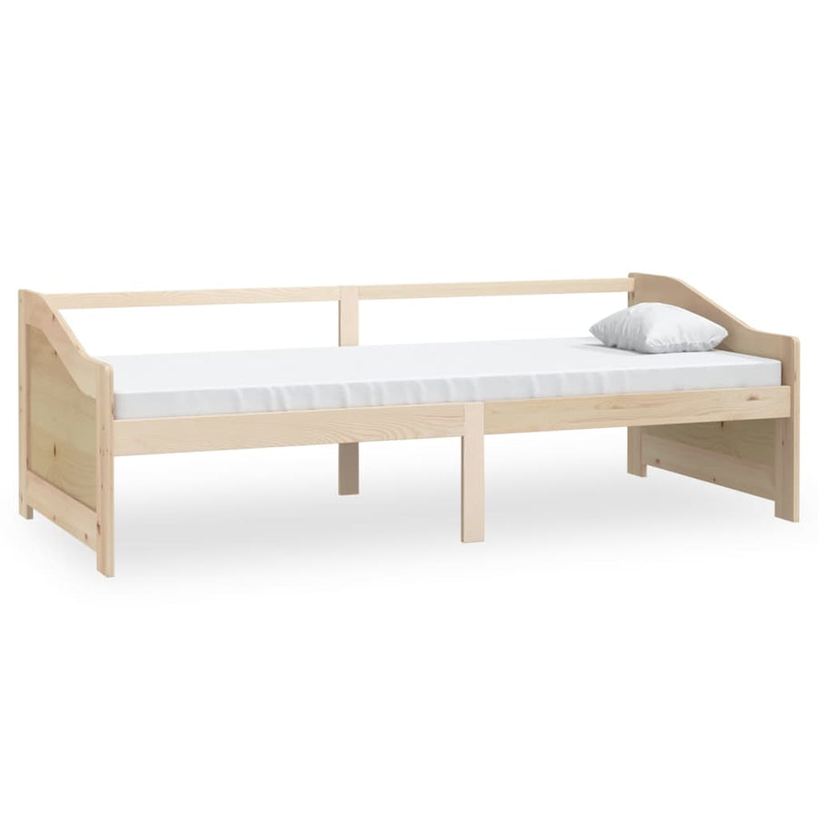 Bedbank 3-Zits Massief Grenenhout 90X200 Cm Bruin