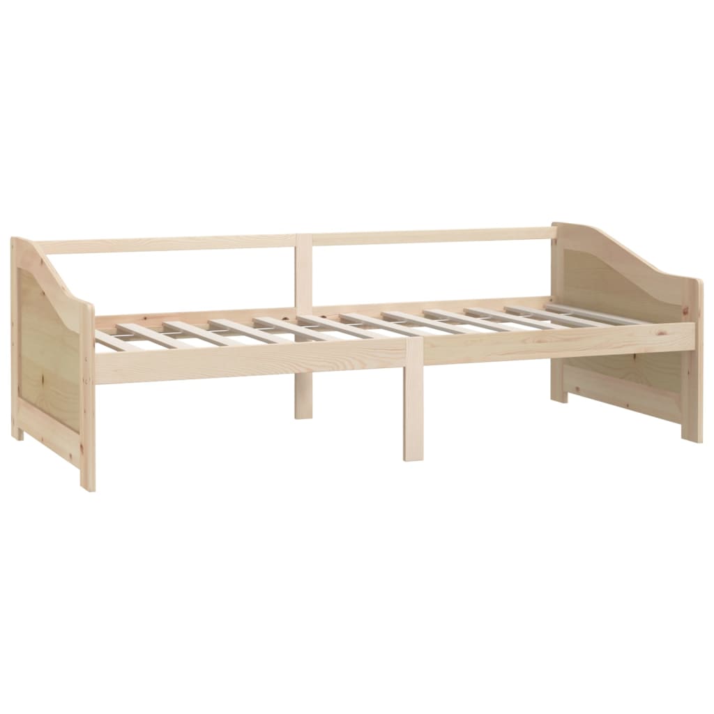 Bedbank 3-Zits Massief Grenenhout 90X200 Cm Bruin
