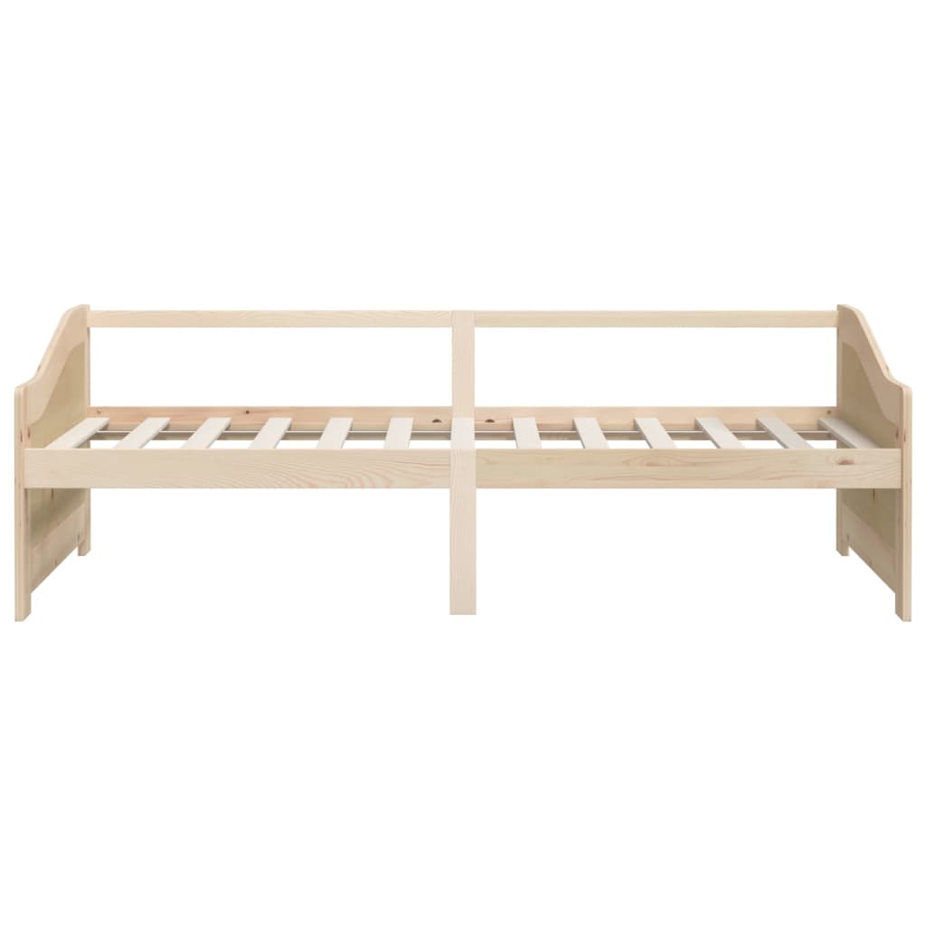 Bedbank 3-Zits Massief Grenenhout 90X200 Cm Bruin