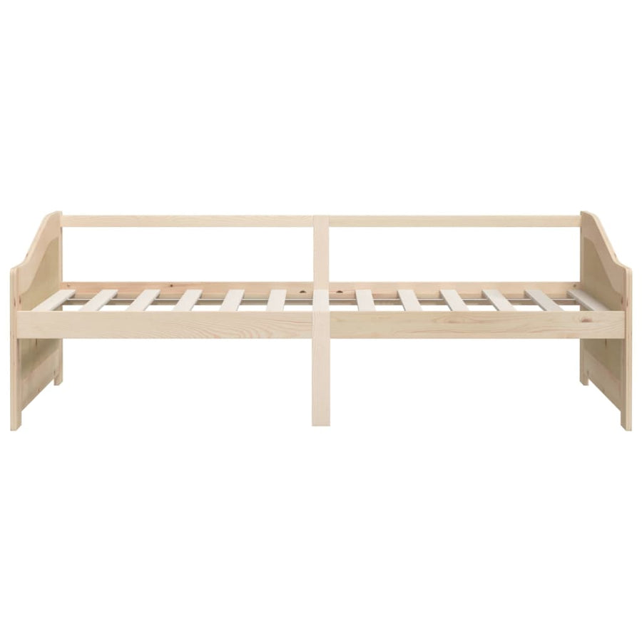 Bedbank 3-Zits Massief Grenenhout 90X200 Cm Bruin