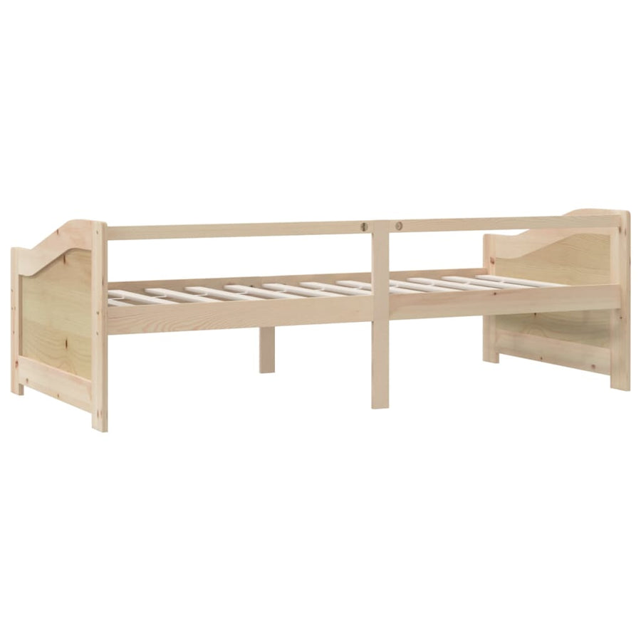 Bedbank 3-Zits Massief Grenenhout 90X200 Cm Bruin