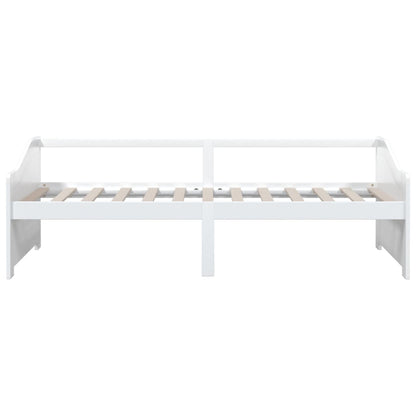 Bedbank 3-Zits Massief Grenenhout 90X200 Cm Wit