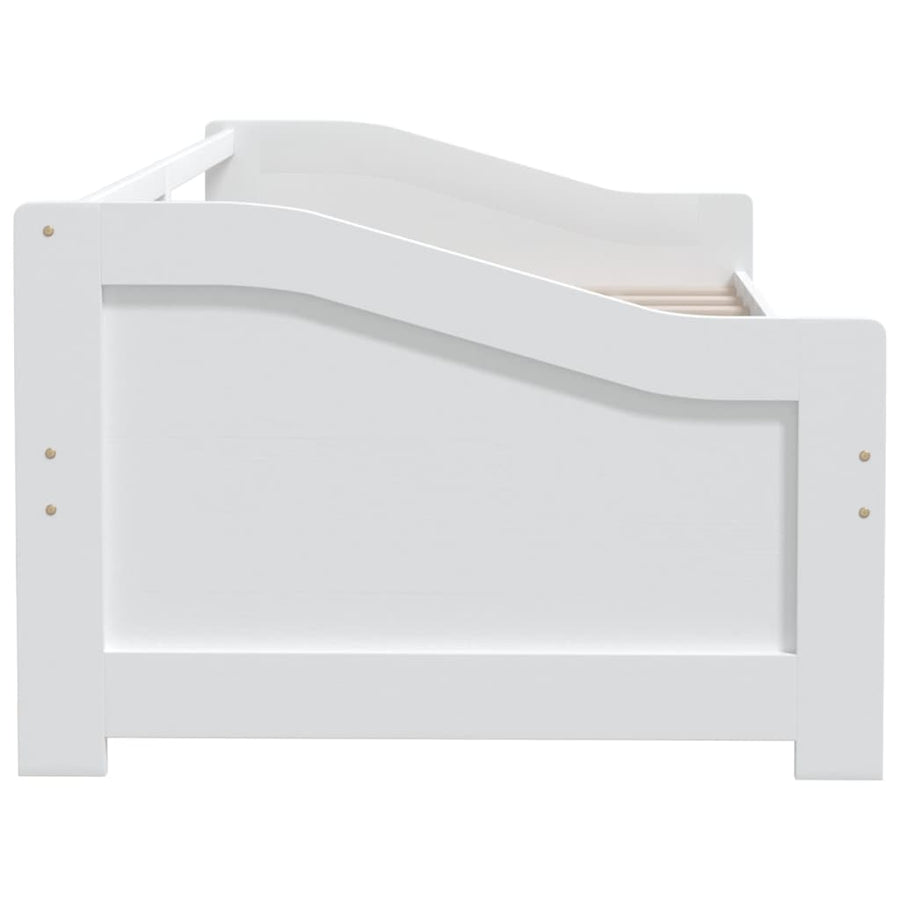 Bedbank 3-Zits Massief Grenenhout 90X200 Cm Wit
