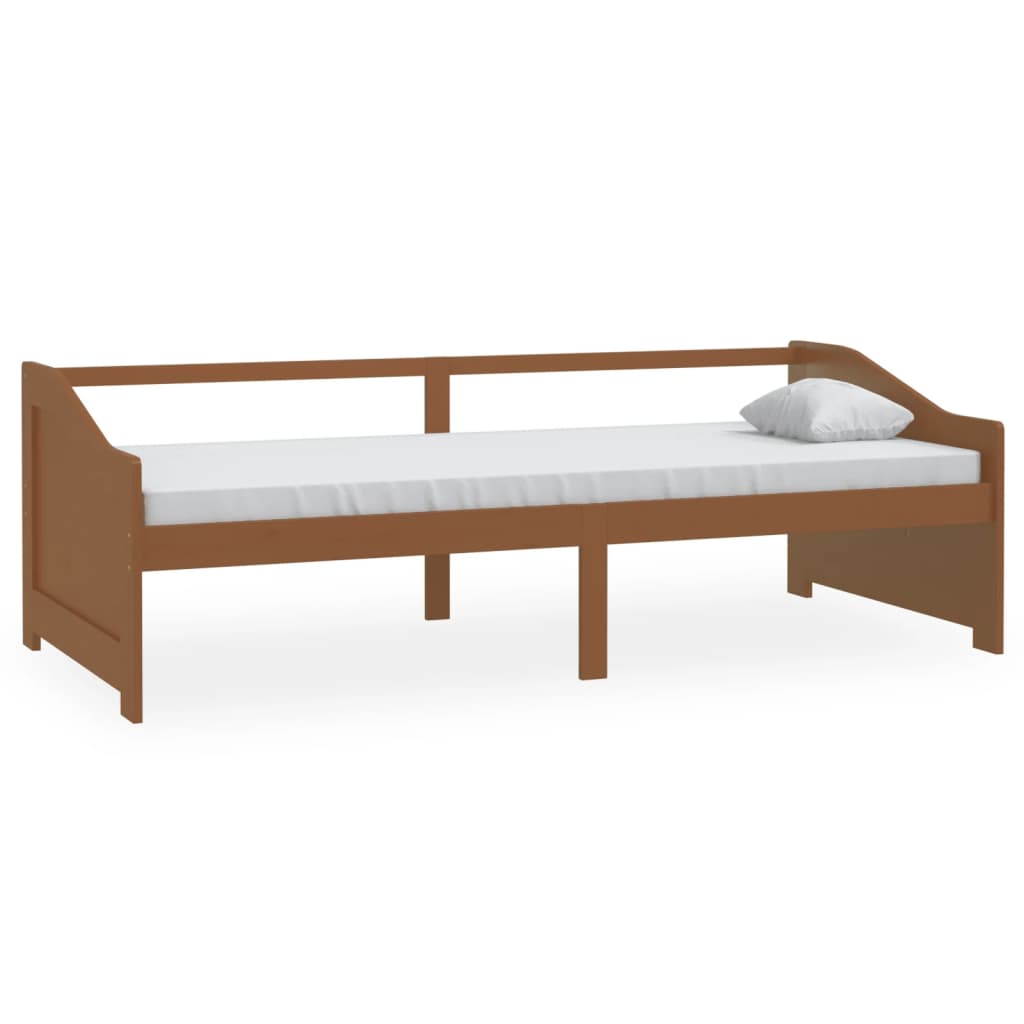 Bedbank 3-Zits Massief Grenenhout 90X200 Cm Honingbruin