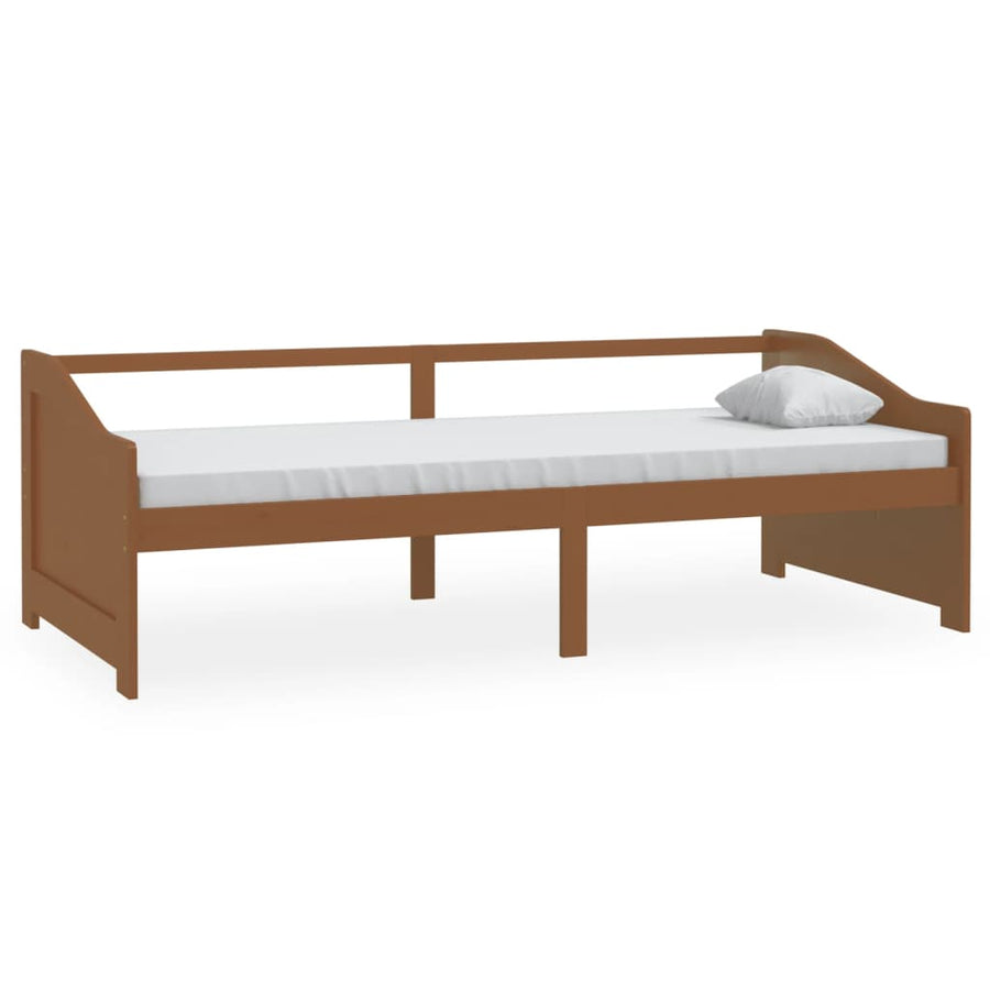 Bedbank 3-Zits Massief Grenenhout 90X200 Cm Honingbruin