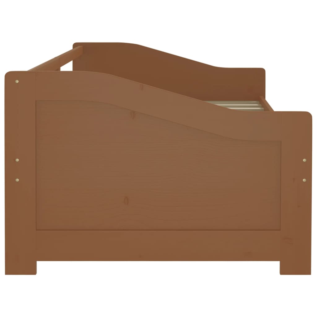 Bedbank 3-Zits Massief Grenenhout 90X200 Cm Honingbruin