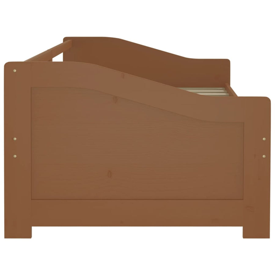 Bedbank 3-Zits Massief Grenenhout 90X200 Cm Honingbruin