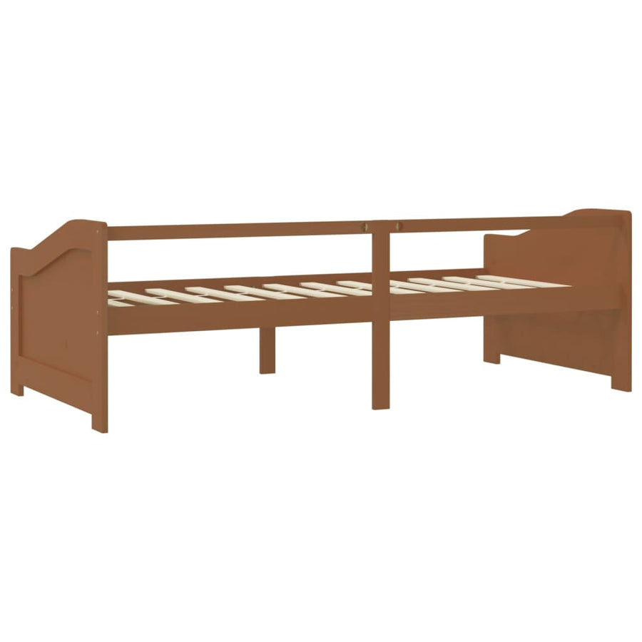 Bedbank 3-Zits Massief Grenenhout 90X200 Cm Honingbruin