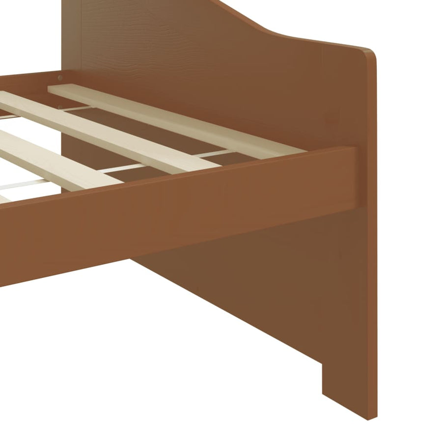 Bedbank 3-Zits Massief Grenenhout 90X200 Cm Honingbruin