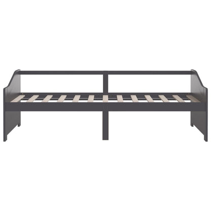 Bedbank 3-Zits Massief Grenenhout 90X200 Cm Donkergrijs