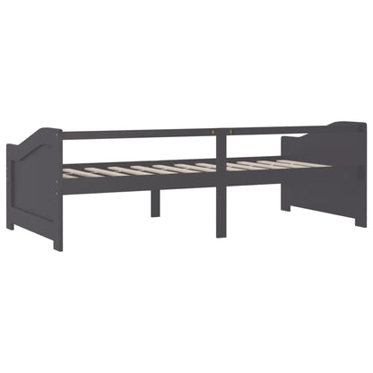 Bedbank 3-Zits Massief Grenenhout 90X200 Cm Donkergrijs