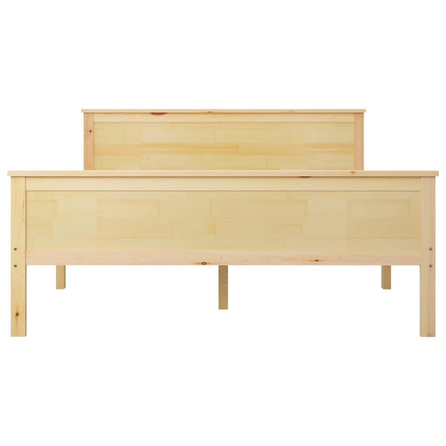 Bedframe Massief Grenenhout 120 x 200 cm Bruin