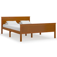 Bedframe Massief Grenenhout 120 x 200 cm Honingbruin