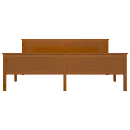 Bedframe Massief Grenenhout 180 x 200 cm Honingbruin