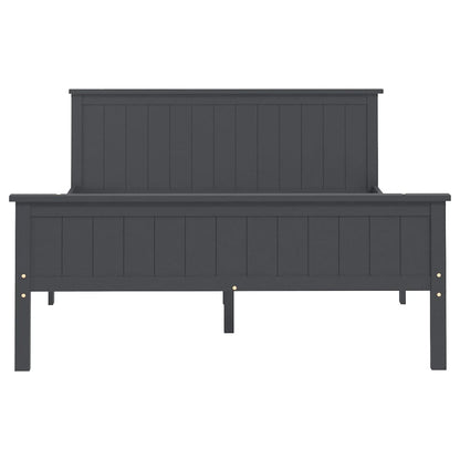 Bedframe Massief Grenenhout 160 x 200 cm Grijs