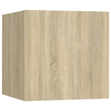 Nachtkastje 30,5X30X30 Cm Spaanplaat Kleurig 1 Sonoma eiken