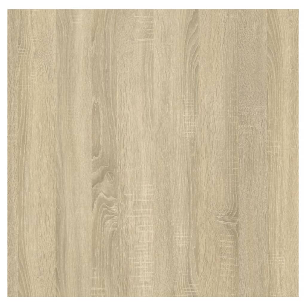 Nachtkastje 30,5X30X30 Cm Spaanplaat Kleurig 1 Sonoma eiken