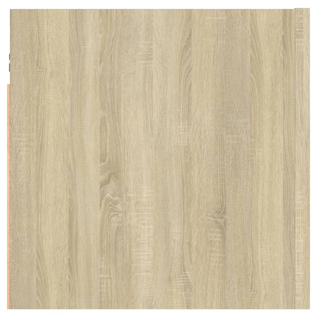 Nachtkastje 30,5X30X30 Cm Spaanplaat Kleurig 1 Sonoma eiken