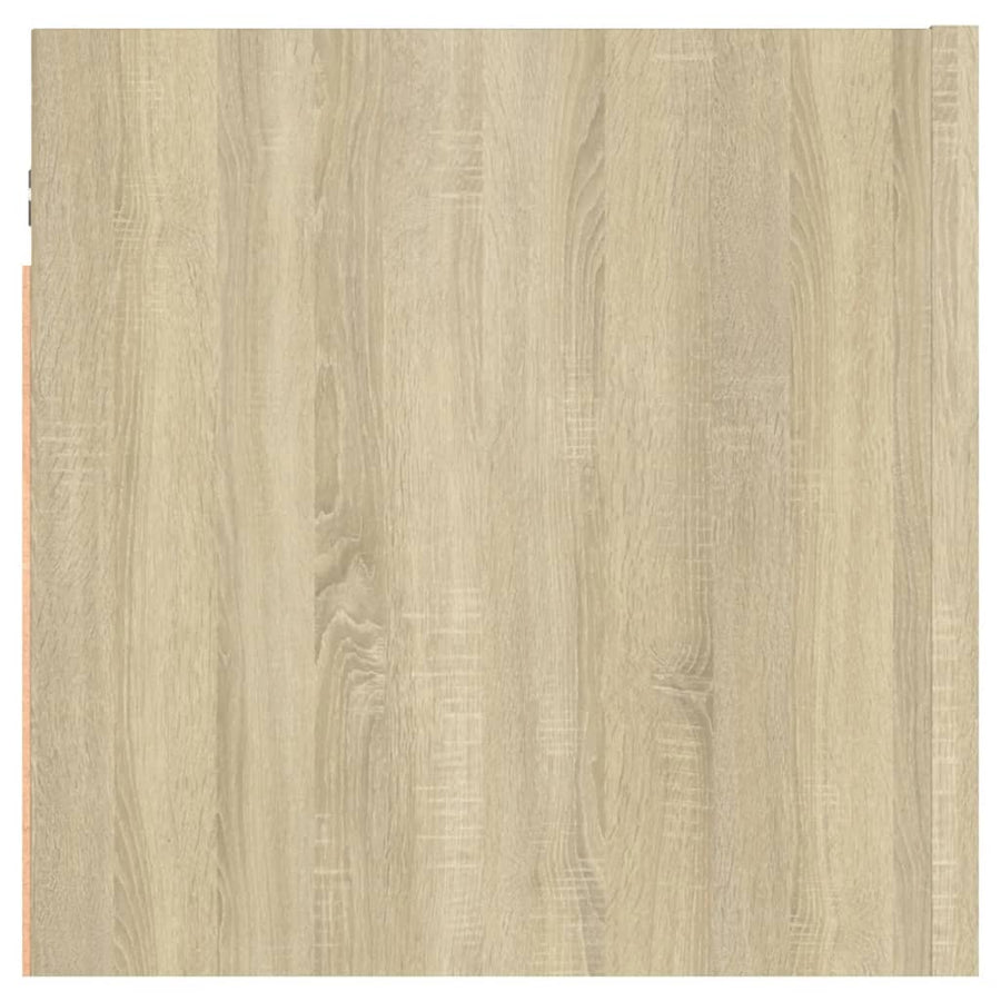Nachtkastje 30,5X30X30 Cm Spaanplaat Kleurig 1 Sonoma eiken